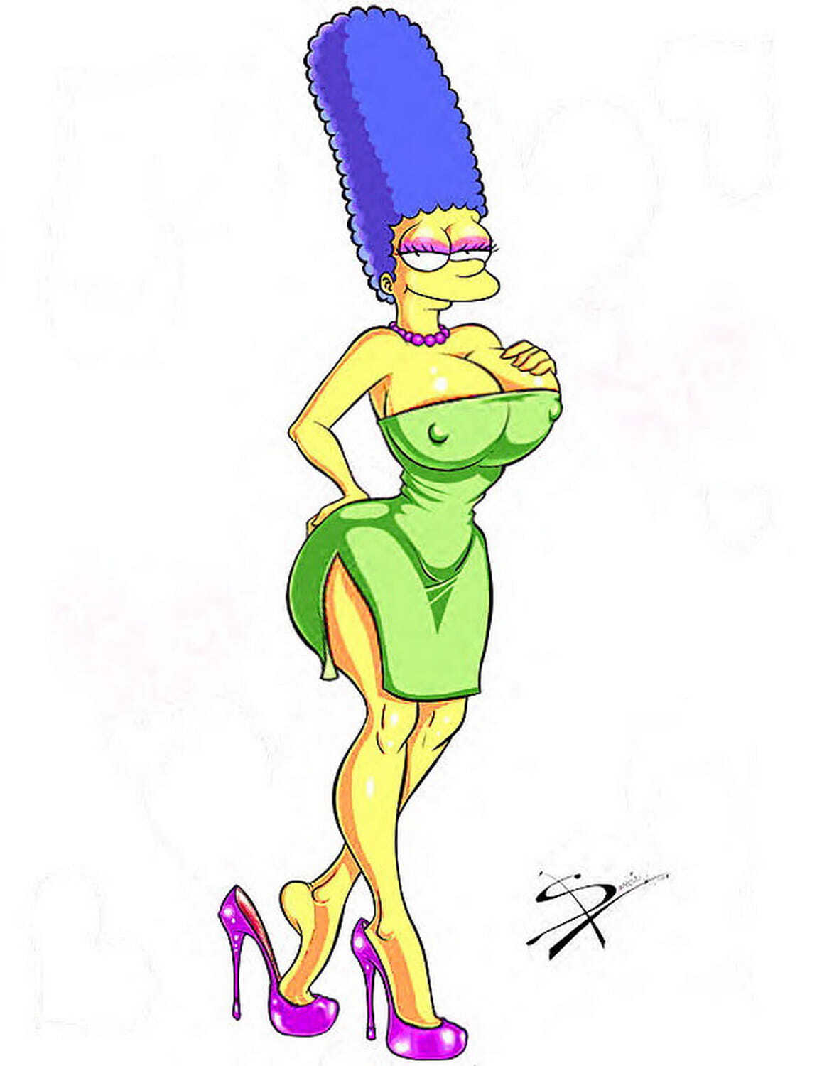 Marge Simpson Big Breast