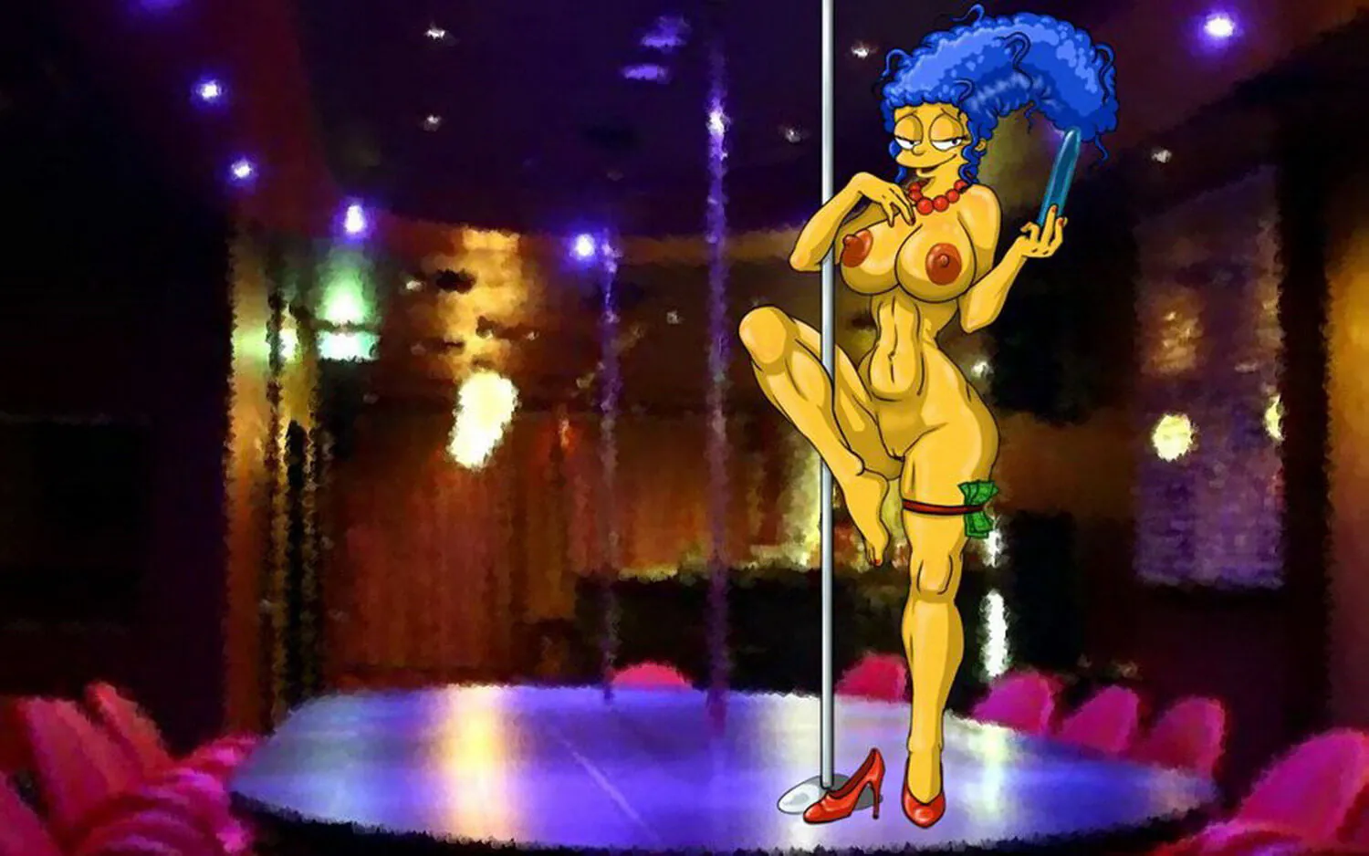 Marge Simpson Naked Vibrator