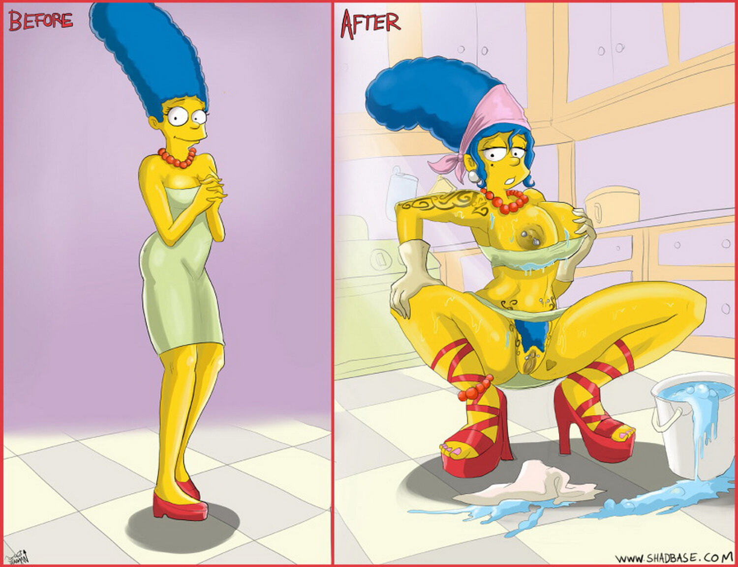 Marge Simpson Piercing