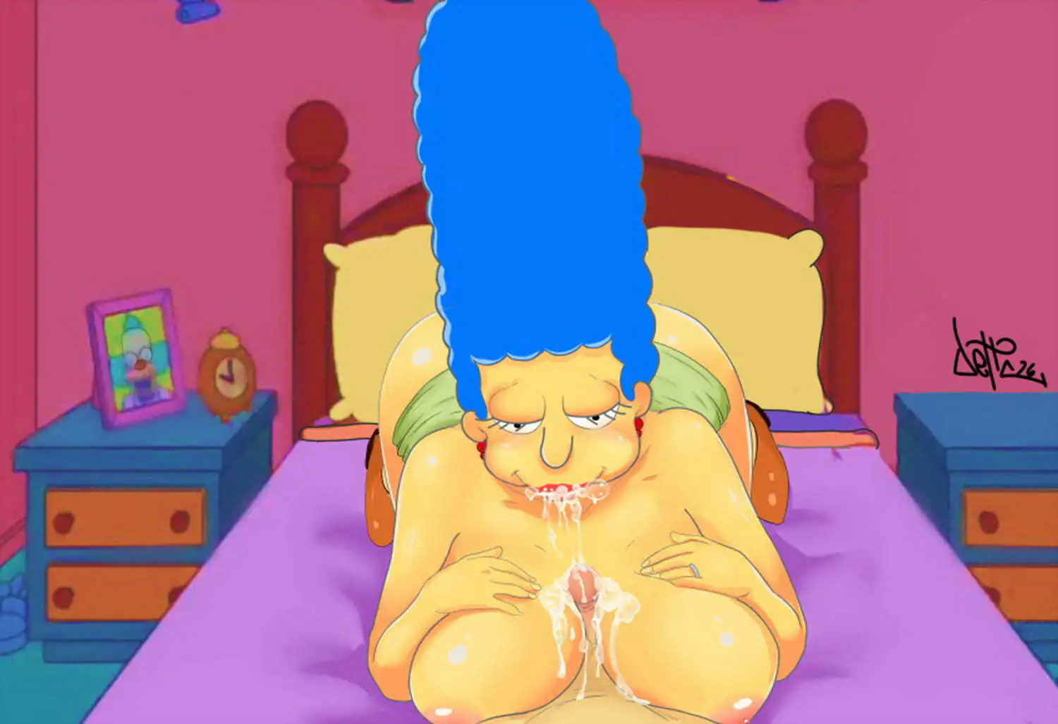 Marge Simpson Nipples Big Breast Lips Pov Heels Milf Cum In Mouth