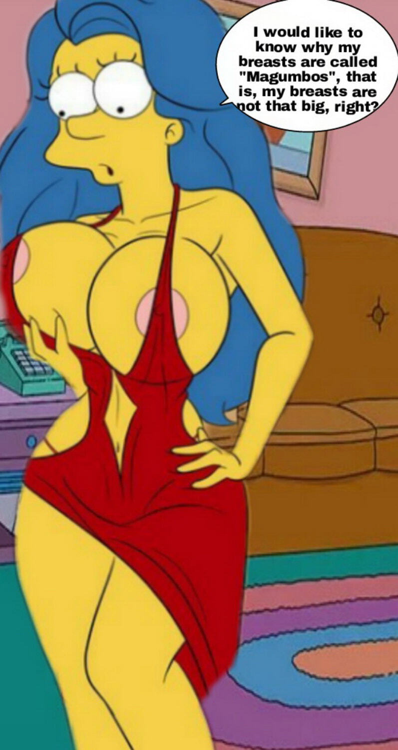 Marge Simpson Big Breast