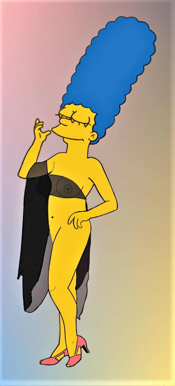 Marge Simpson Nipples Nude Tits