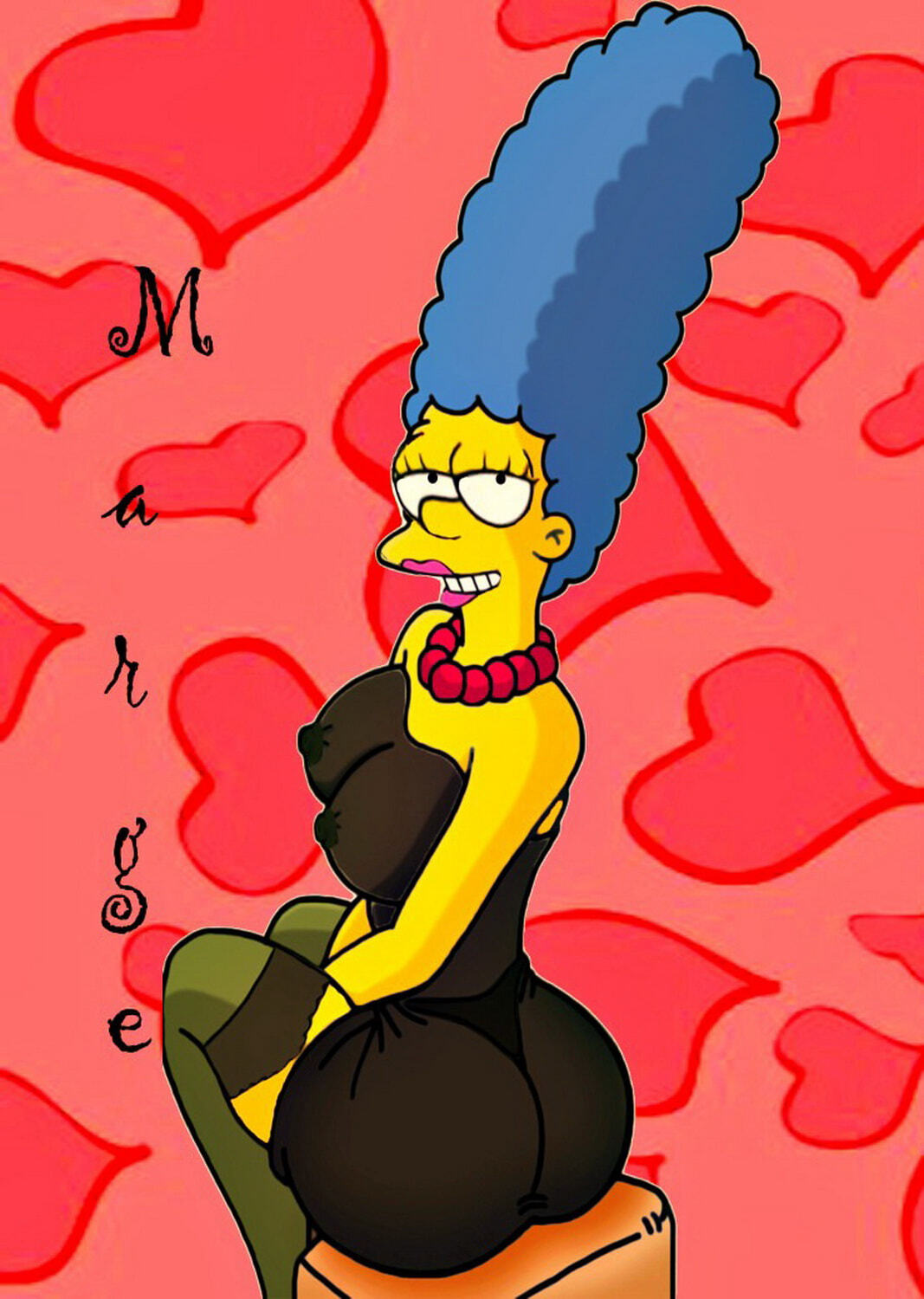 Marge simpson nipples tits stockings panties your cartoon porn