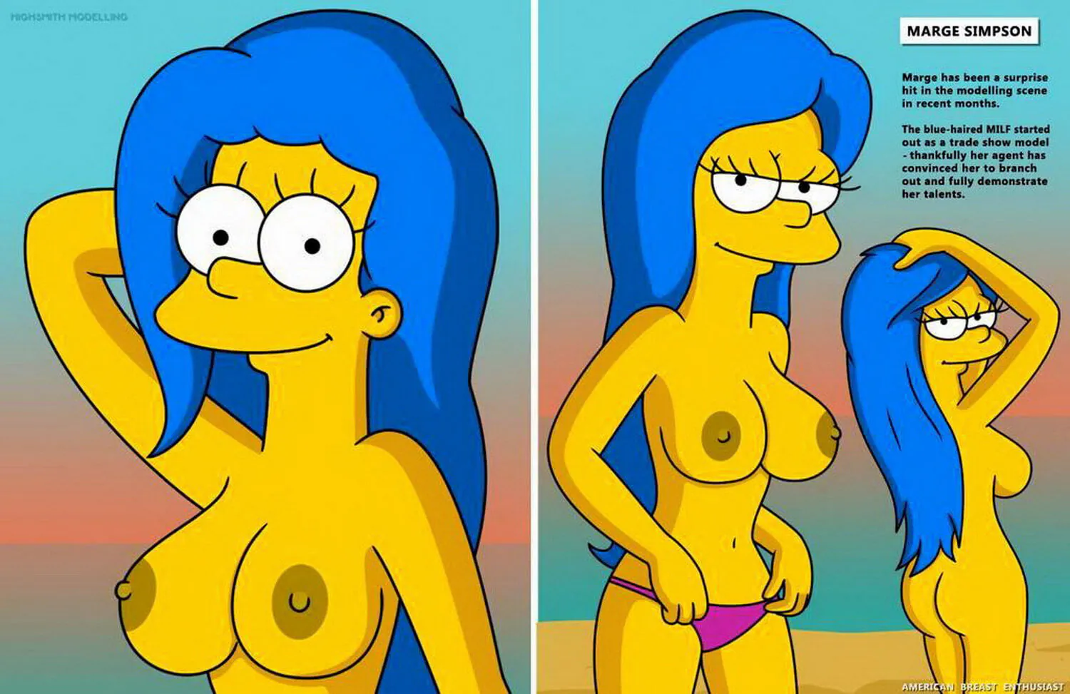Marge Simpson Nipples Tits Twitter