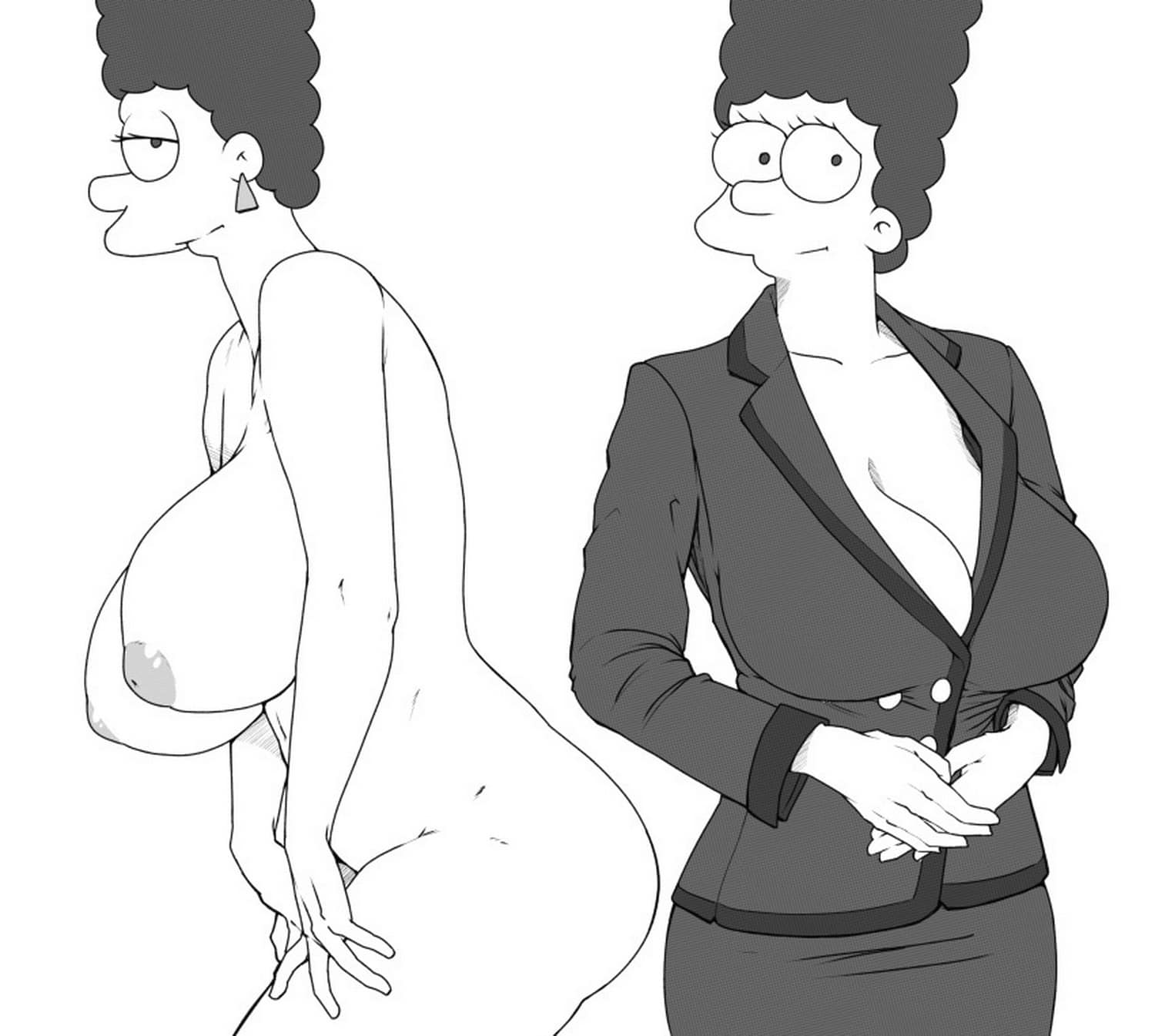 Marge Simpson Nude