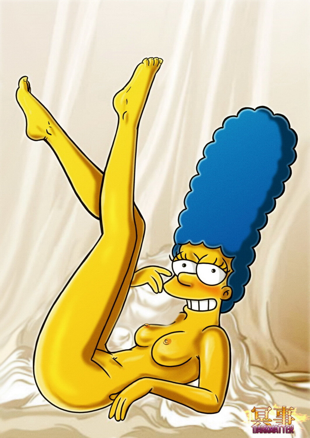 Marge Simpson Nude Tits Nipples Female Only