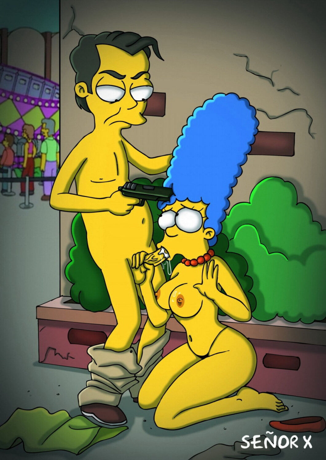 Marge Simpson Oral Fantasy