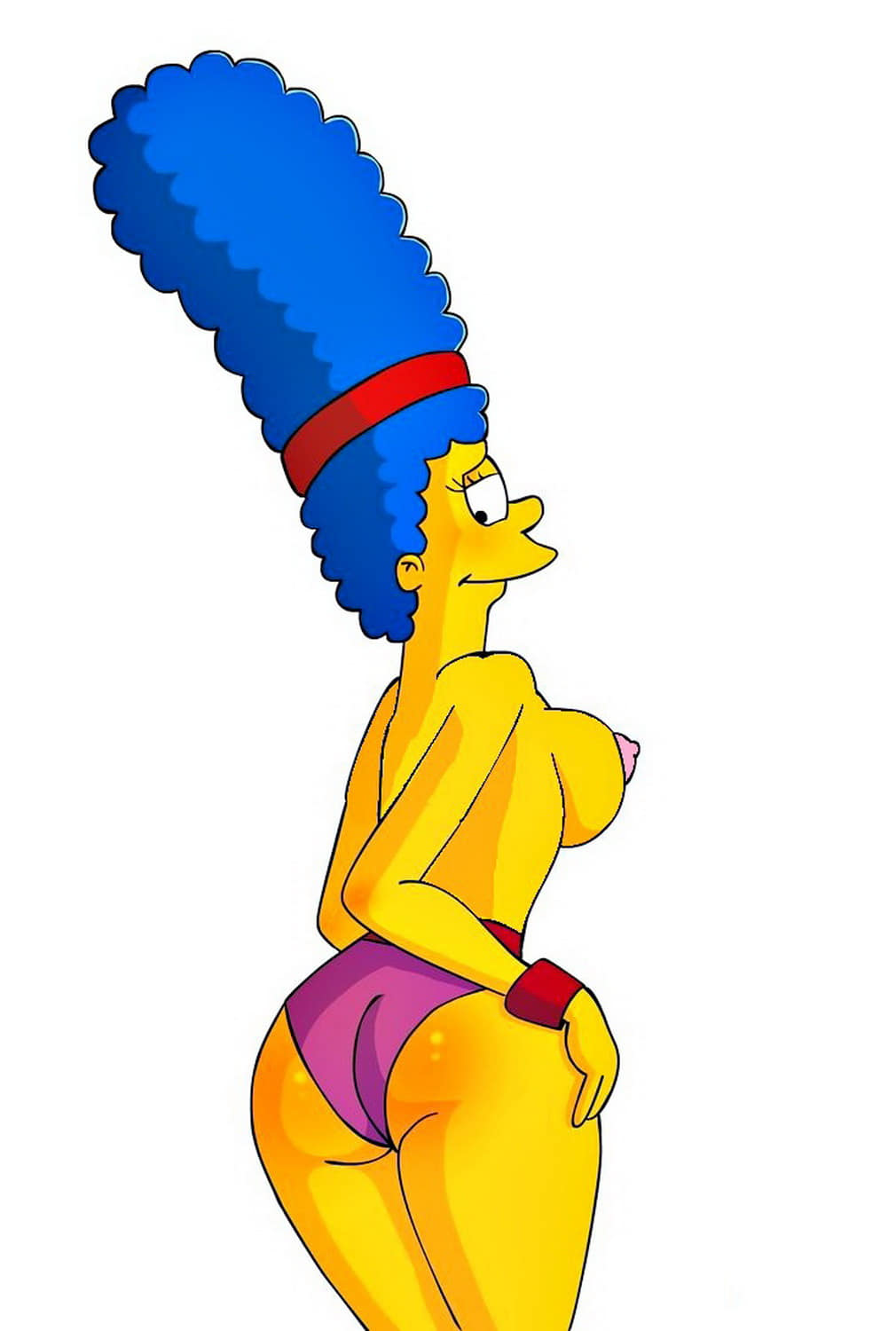 Marge Simpson Panties Tits