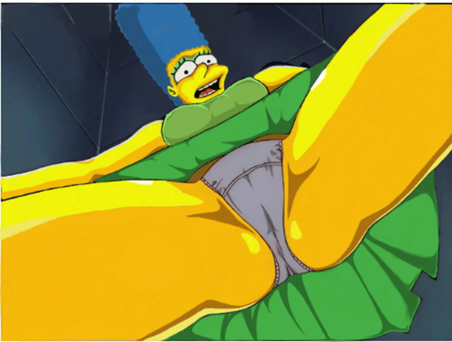 Marge Simpson Panties Upskirt