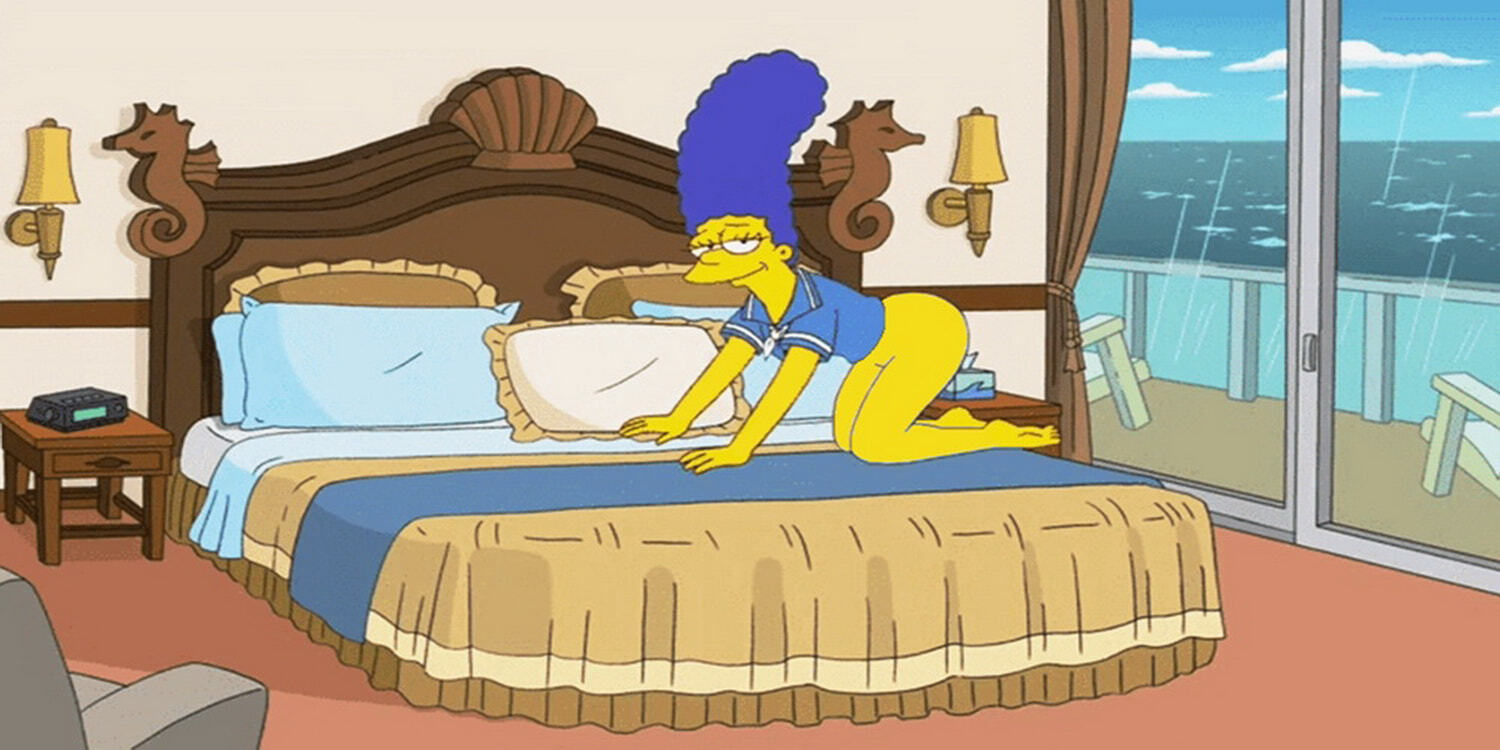 Marge Simpson Posing