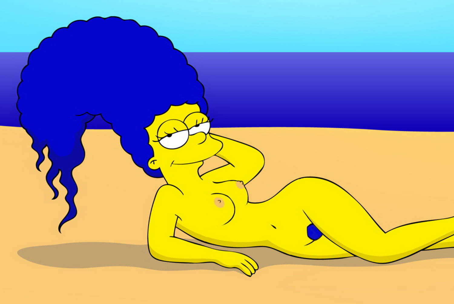 Marge Simpson Pubic Hair Tits Nipples