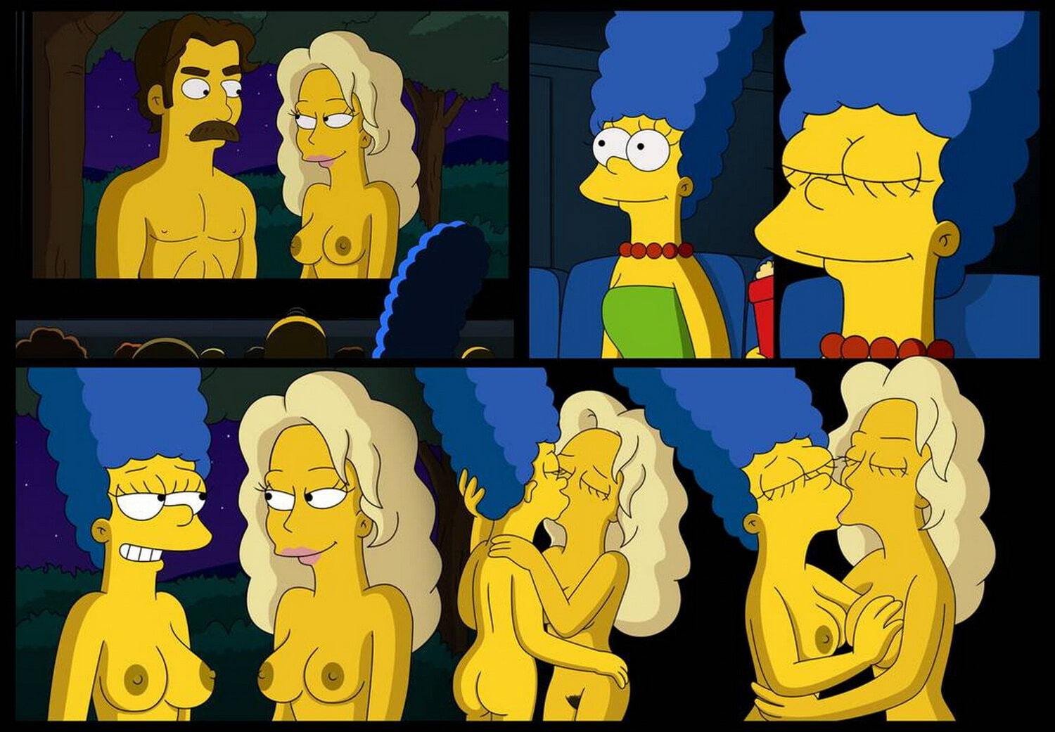 Marge Simpson Pussy Nipples Nude Pubic Hair Tits Yuri