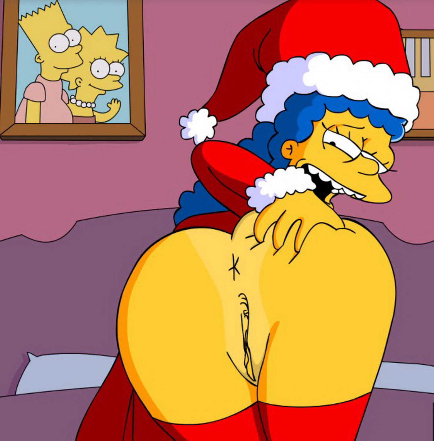 Marge Simpson Stockings