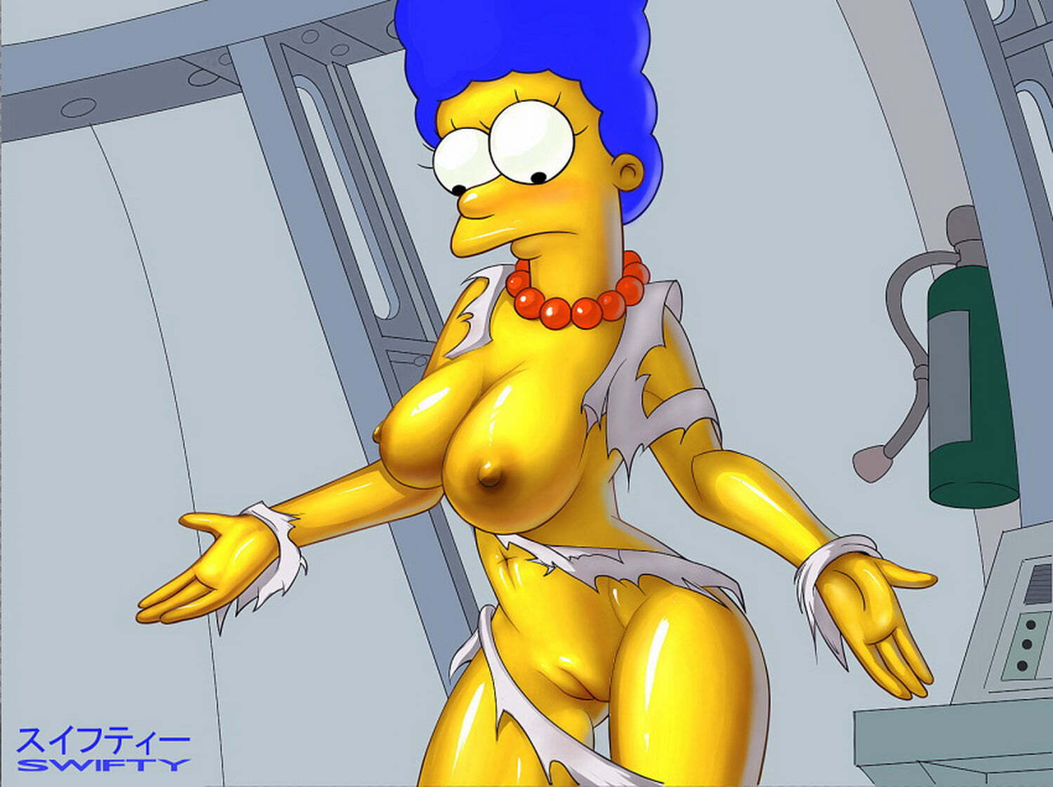 Marge Simpson Shaved Pussy Nipples Tits