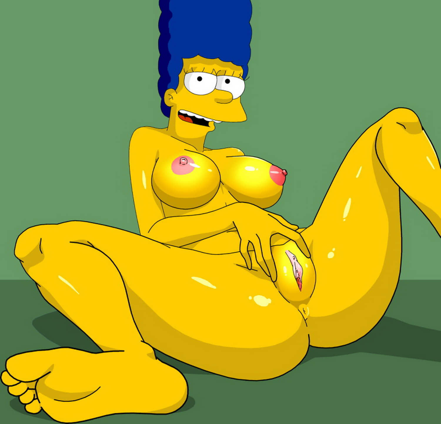 Nudist Pussy Spread - Marge Simpson Shaved Pussy Nude Spreading Pussy > Your Cartoon Porn