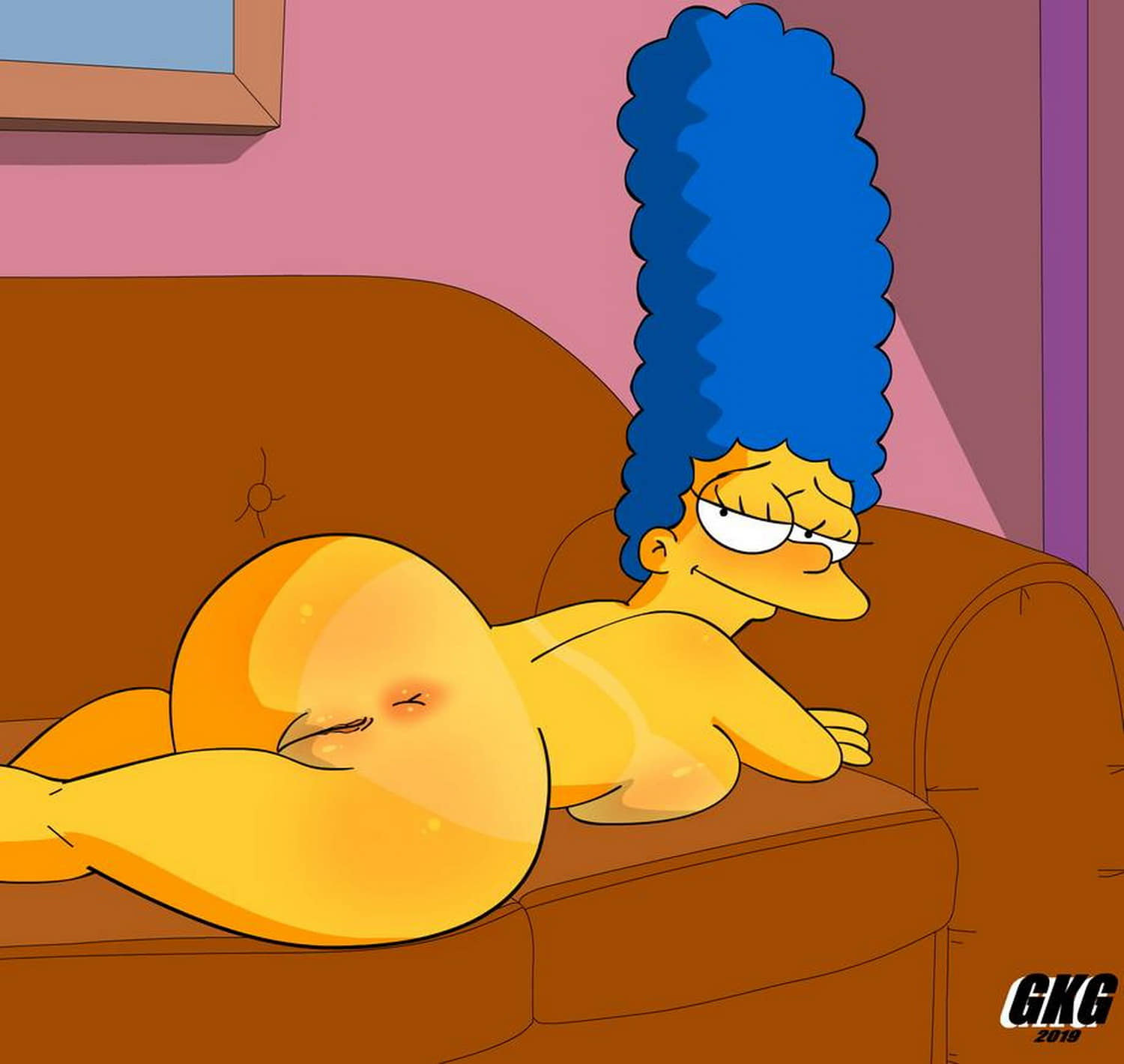 Marge Simpson Shaved Pussy