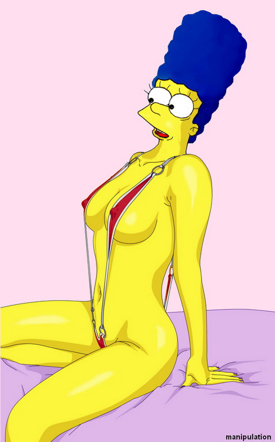 Marge Simpson Solo Drawing