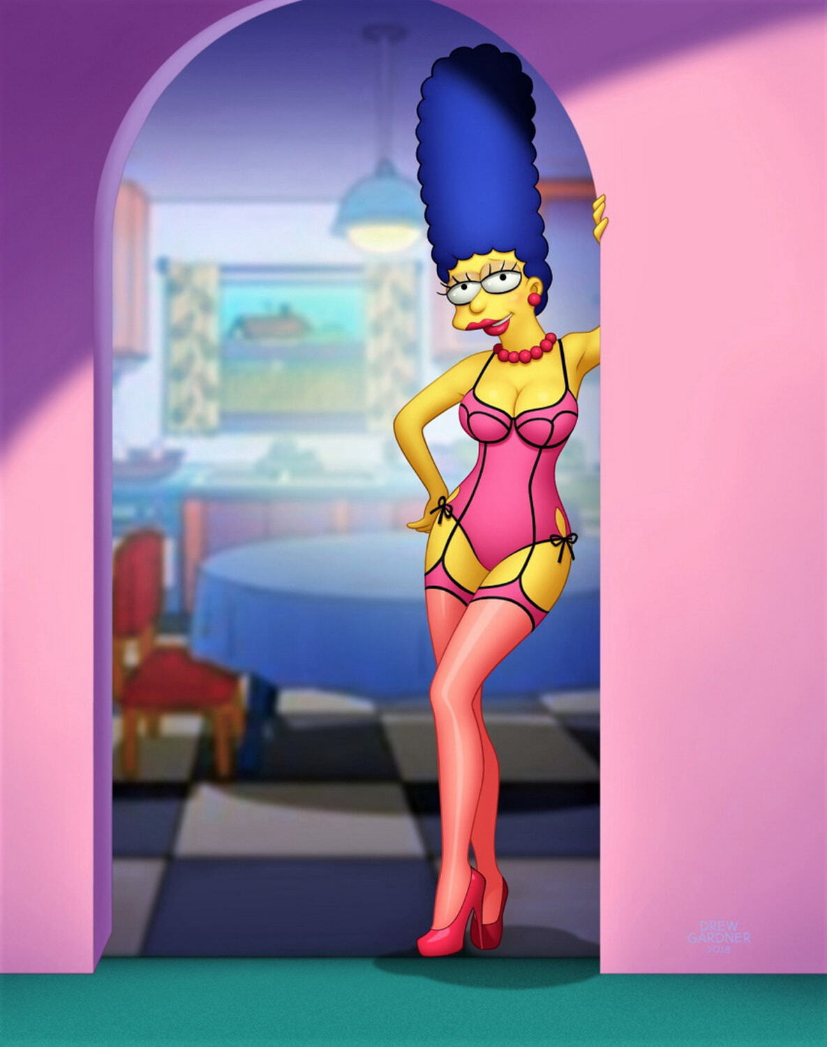 Marge simpson in nylons and corset porn pictures XXX compilation free.