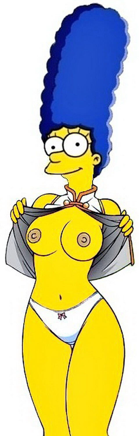 Marge Simpson Tits Big Breast Milf Nipples Panties