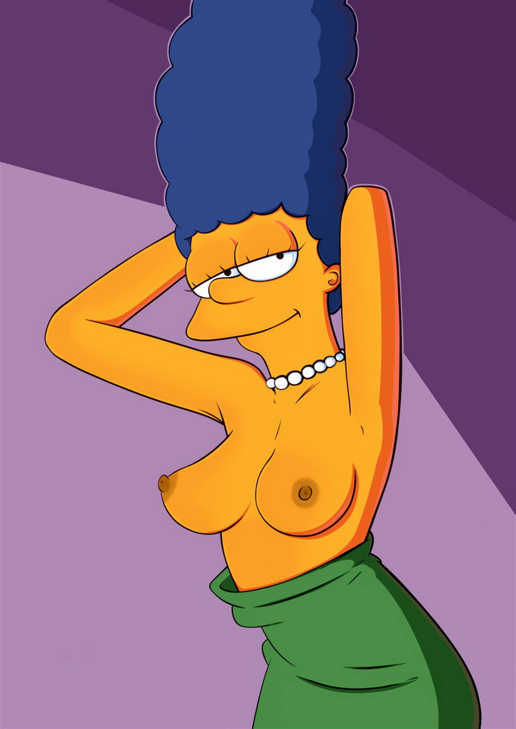 Marge Simpson Erect Nipples