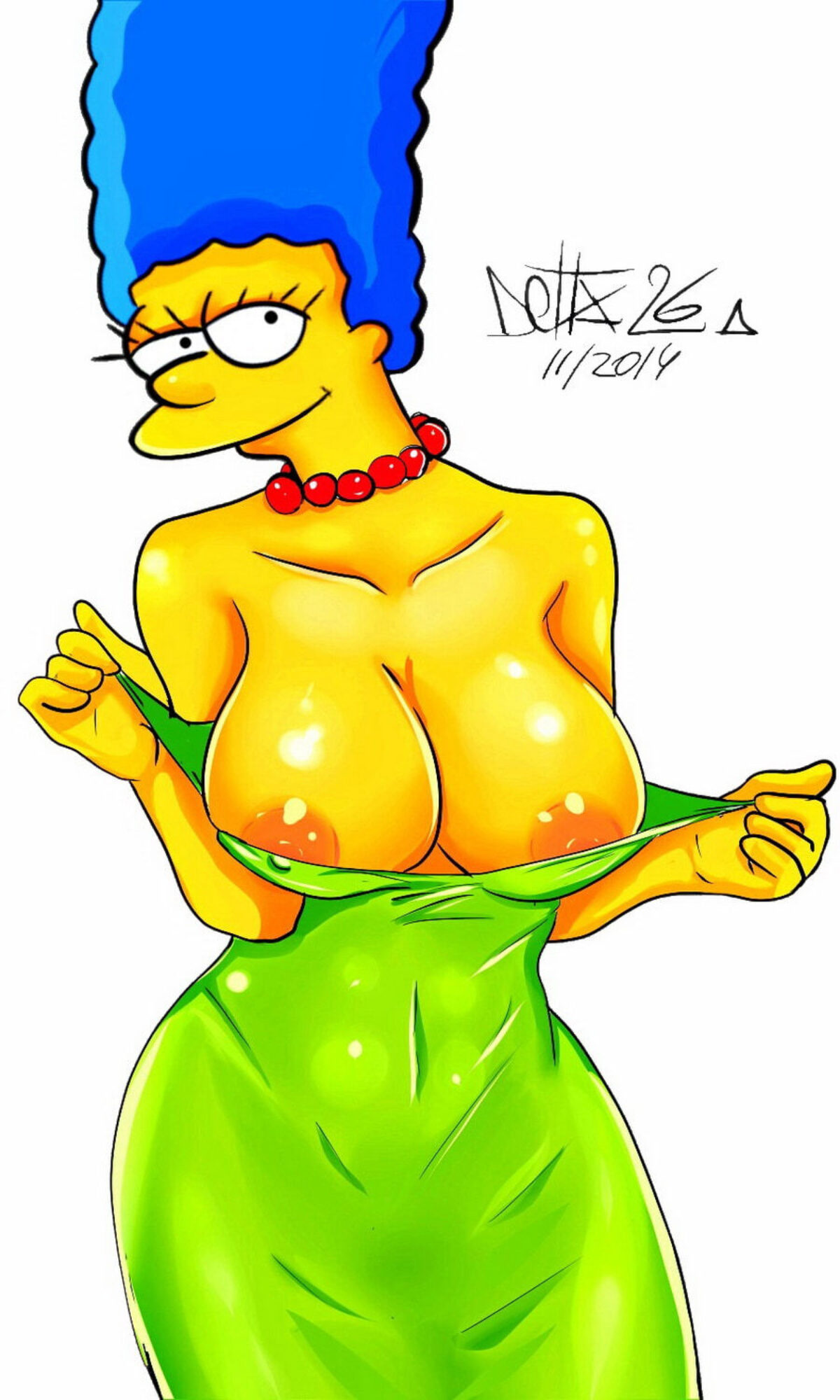 Marge Simpson Tits Milf Female Only Exposed Breasts Nipples < Your Cartoon  Porn