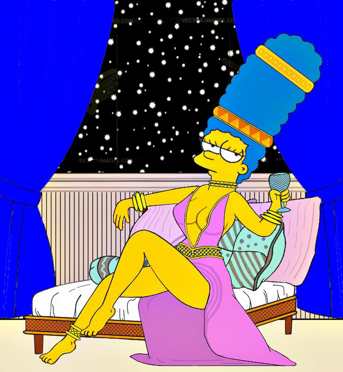 Marge Simpson Tits Nipples Legs