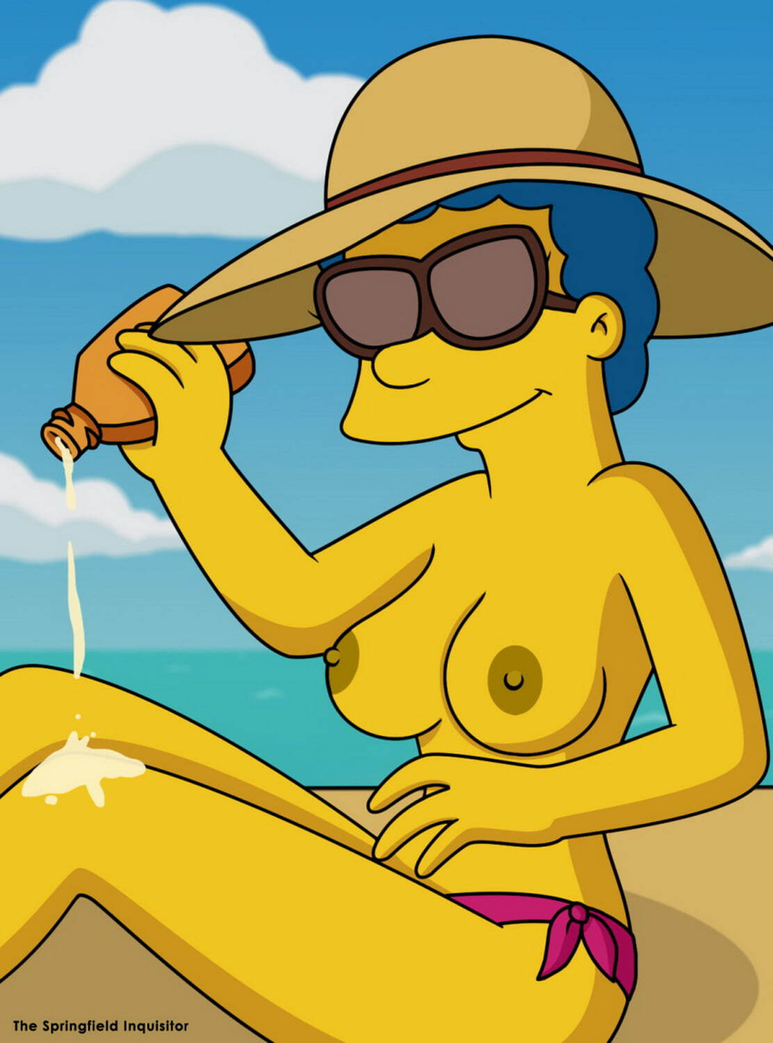 Marge Simpson Nipples