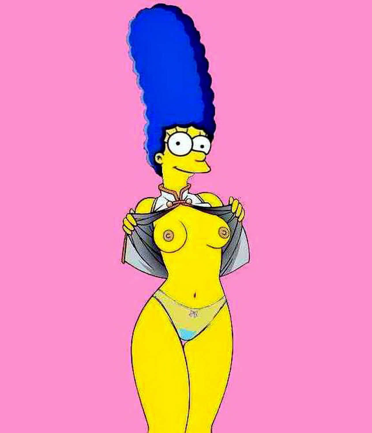 Marge Simpson Tits Panties Nipples Pubic Hair