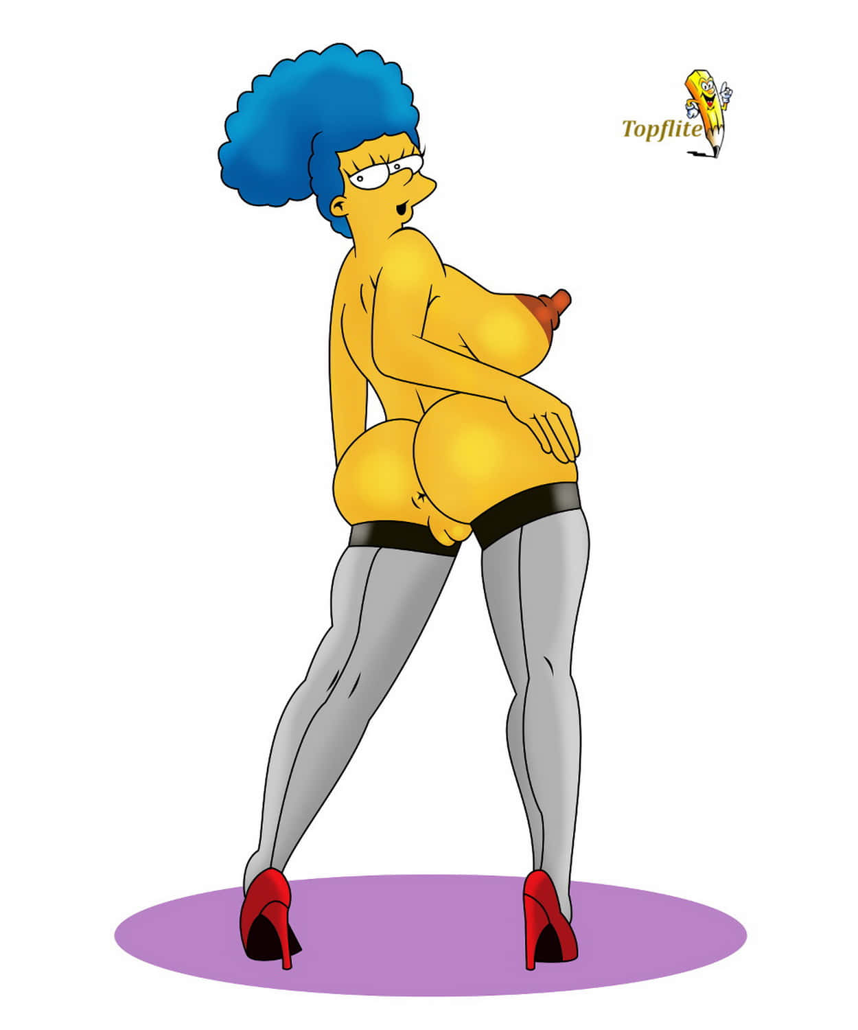 Marge Simpson Big Breast