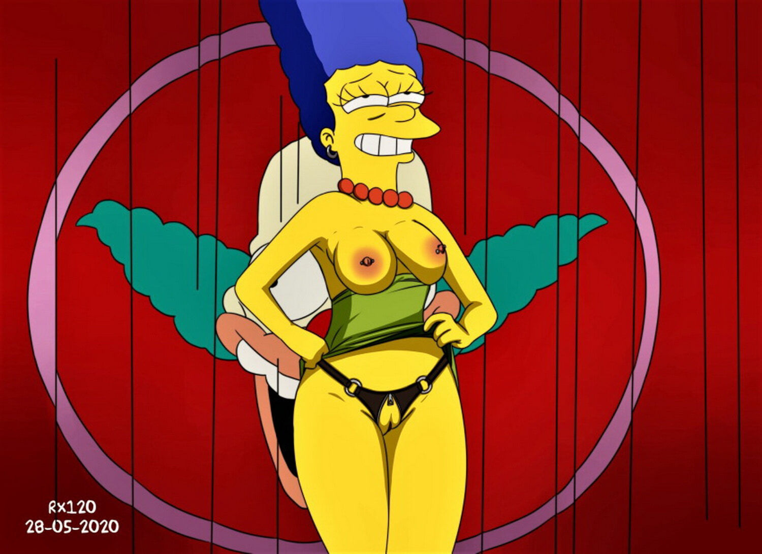 Marge Simpson Tits Shaved Pussy Nipples