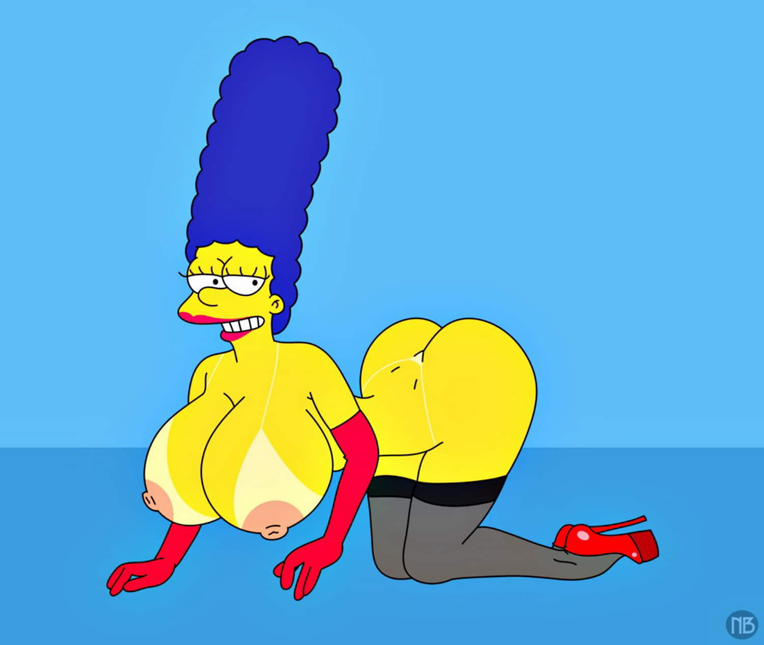 Marge simpson big boobs
