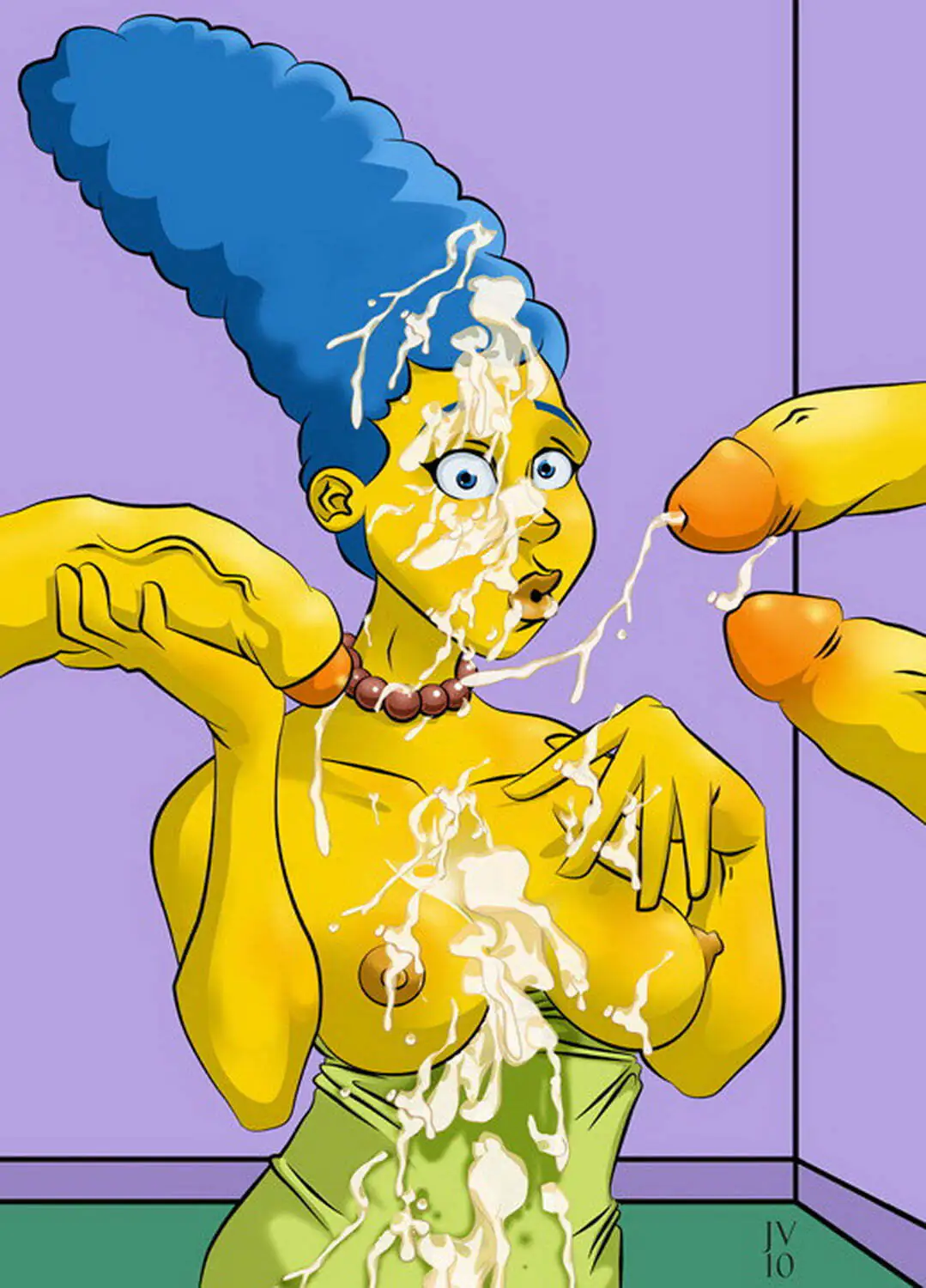 Marge Simpson XXX Hentai Dirty Drawing