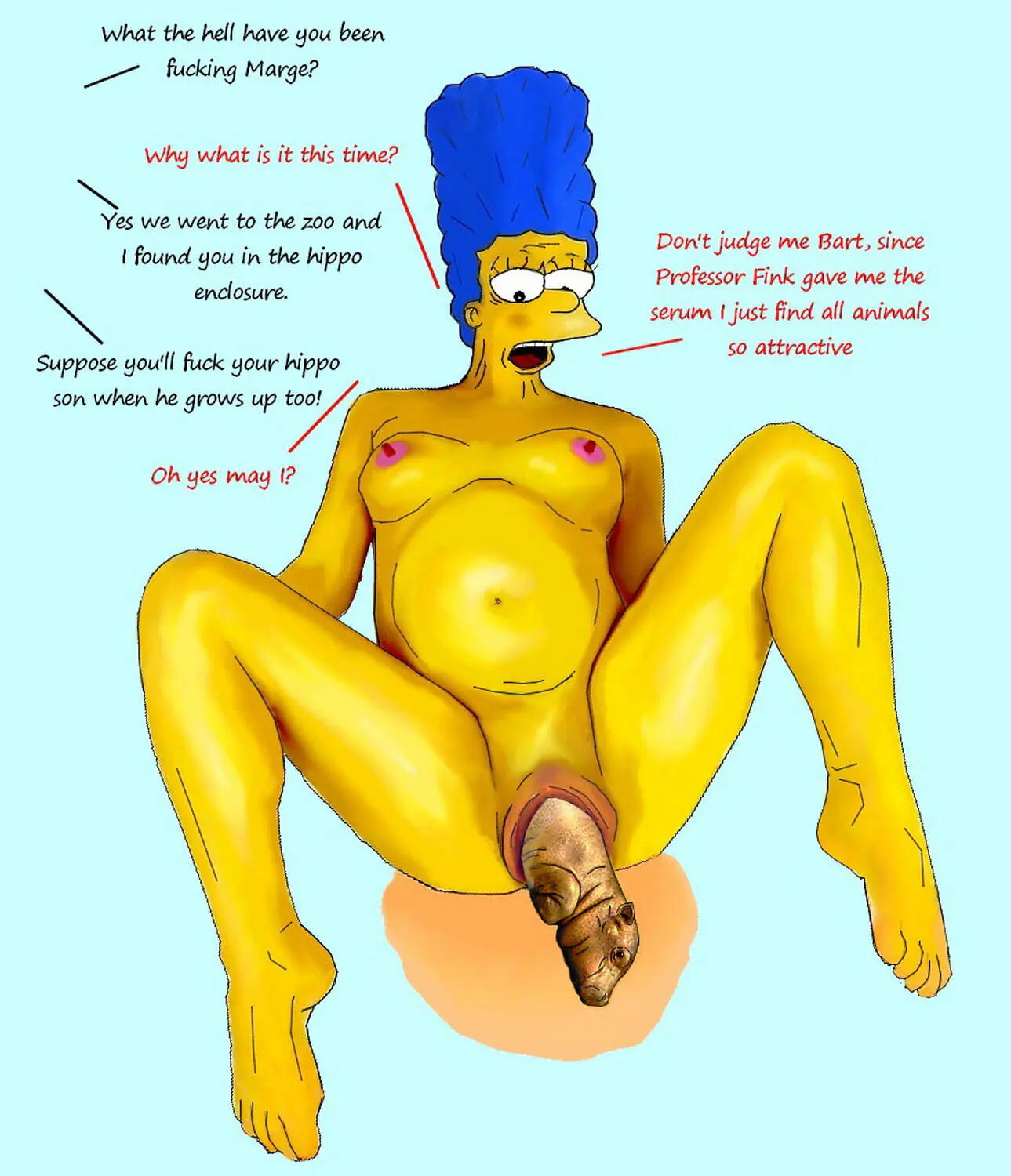 Marge Simpson XXX Hentai Fantasy Famous