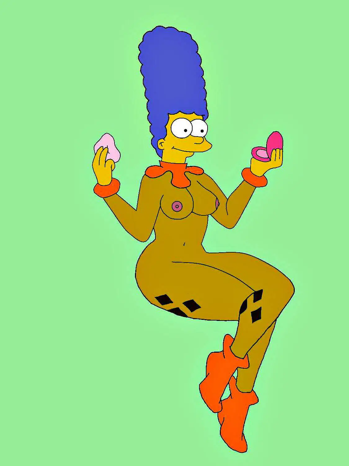 Marge Simpson XXX Hentai Natural Cute
