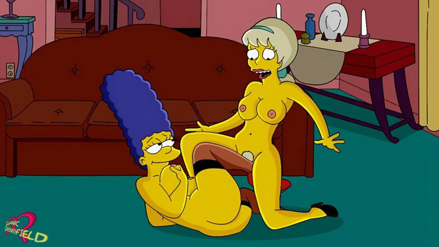 Marge Simpson XXX Hentai Natural Luscious Hottest