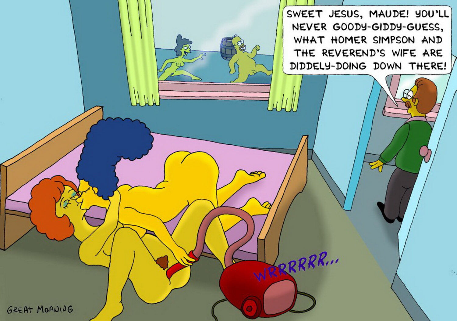 Maud Simpson Cartoon Porn - Maude Flanders and Marge Nude < The Simpsons < Your Cartoon Porn