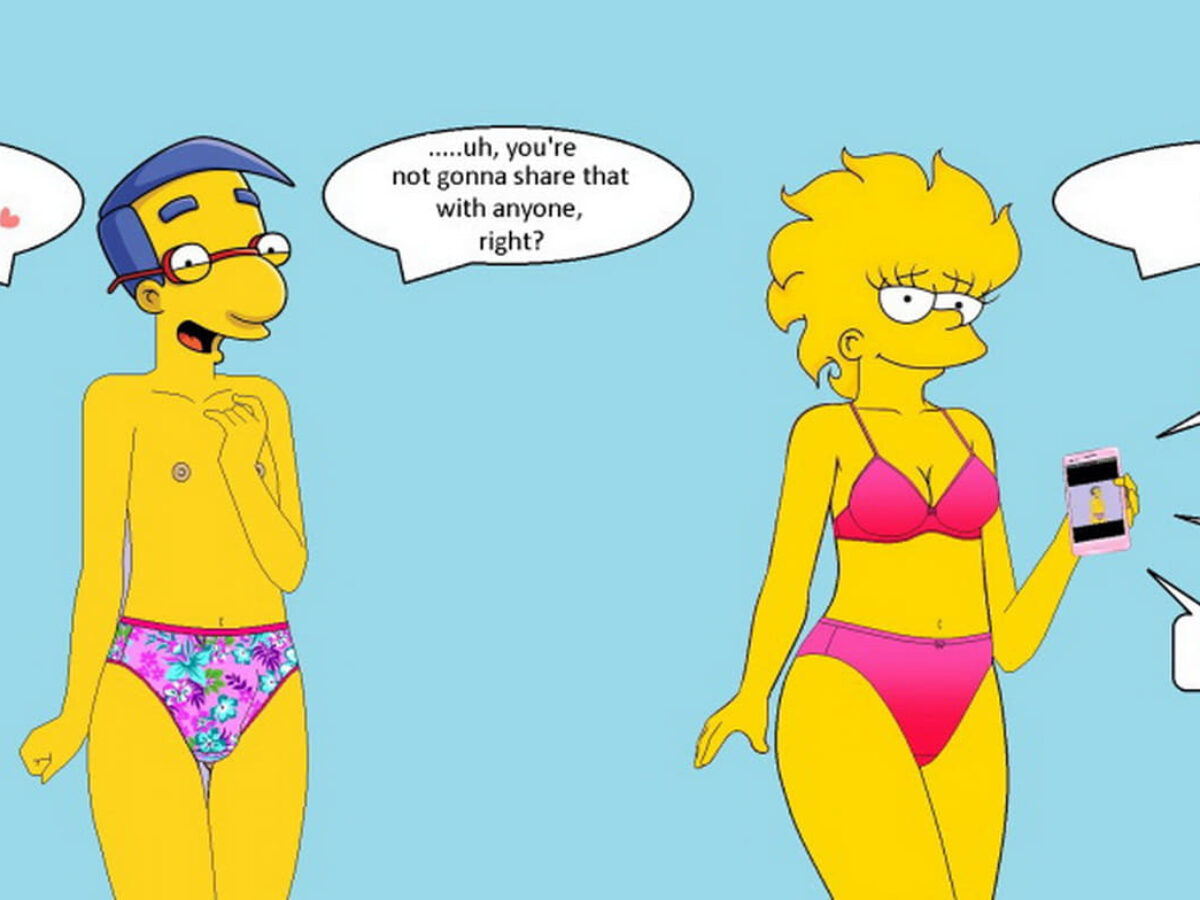 Milhouse Van Houten and Lisa Simpson Crossdressing Panties < Your Cartoon  Porn