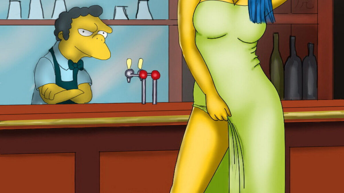 Moe Szyslak and Marge Simpson Tits Big Breast < Your Cartoon Porn