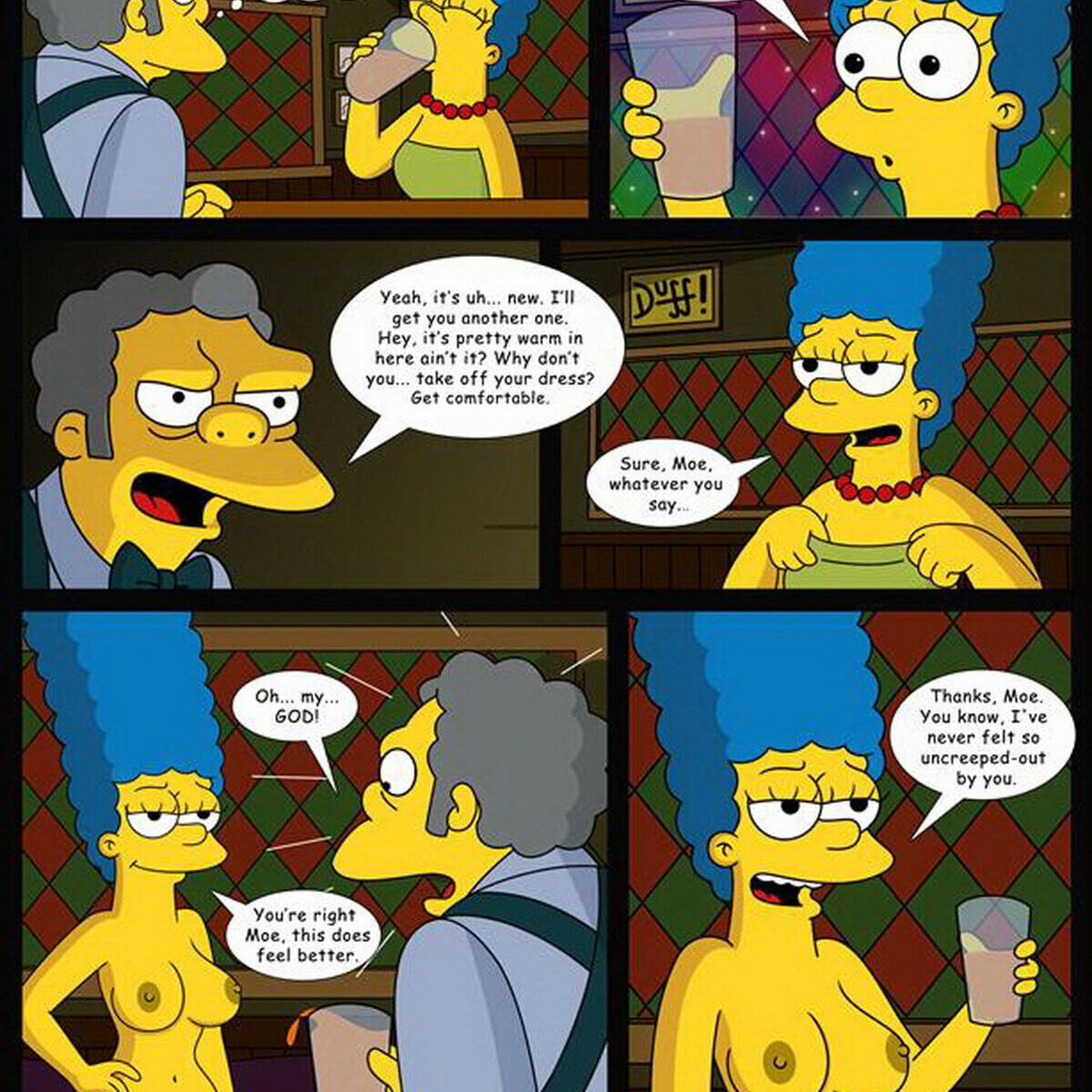 Moe Szyslak and Marge Simpson XXX Hentai < Your Cartoon Porn