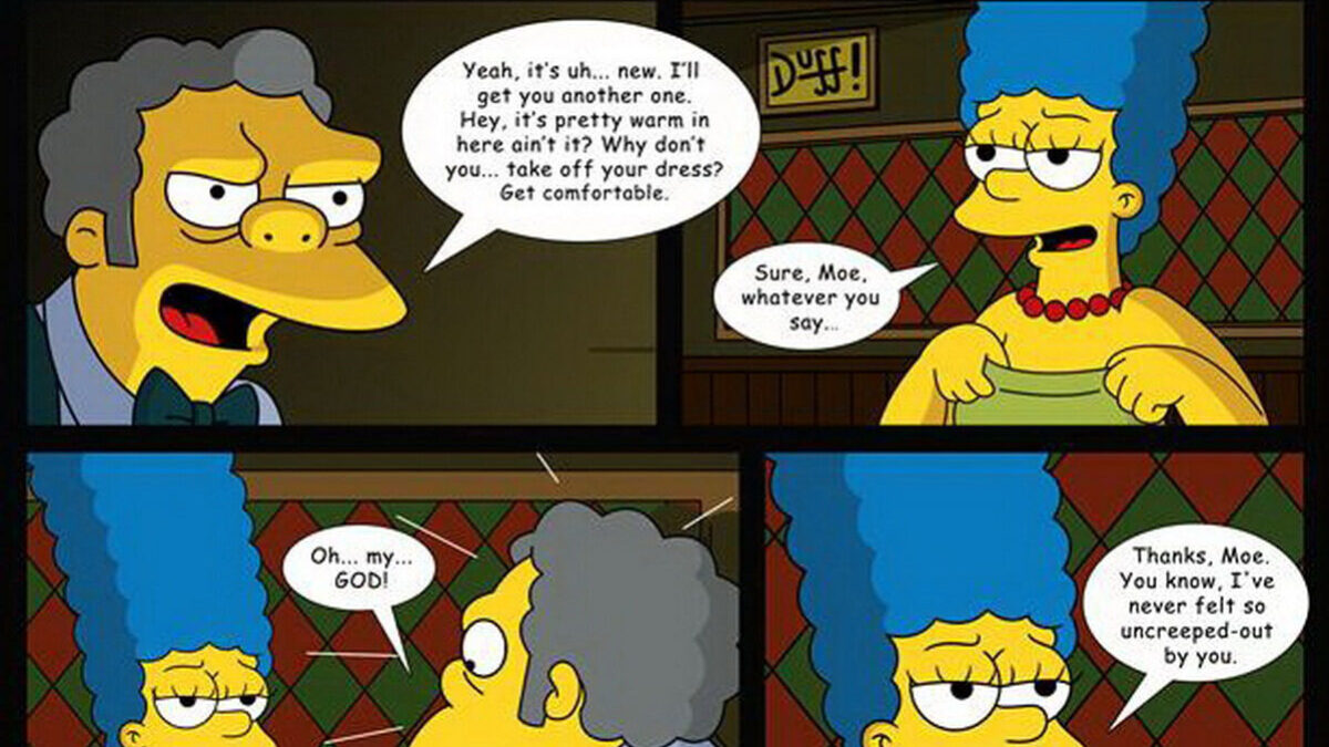 Moe Szyslak and Marge Simpson XXX Hentai < Your Cartoon Porn