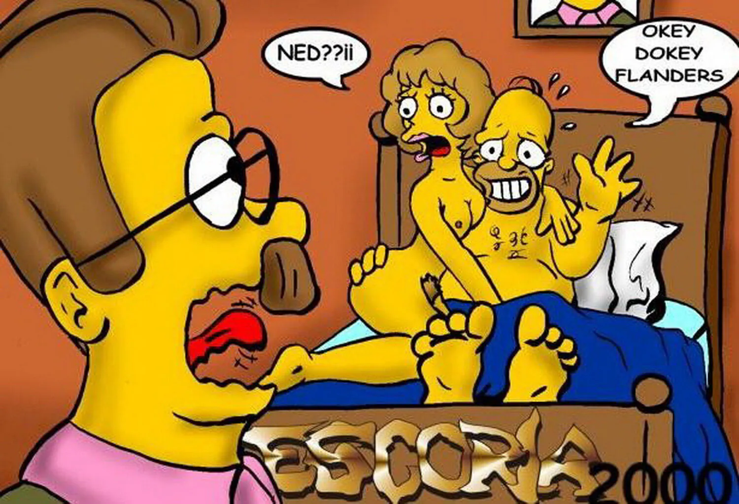 Ned Flanders and Maude Flanders XXX Hentai