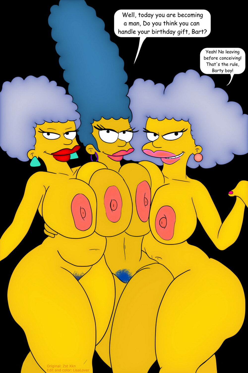 Patty And Selma Bouvier Hairy Pussy
