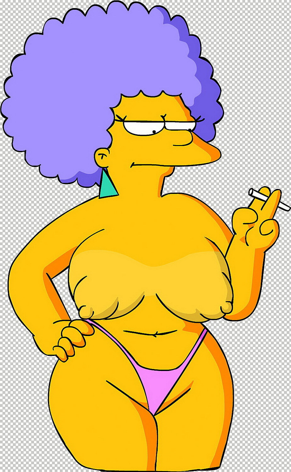 Patty and Selma Bouvier Huge Nipples