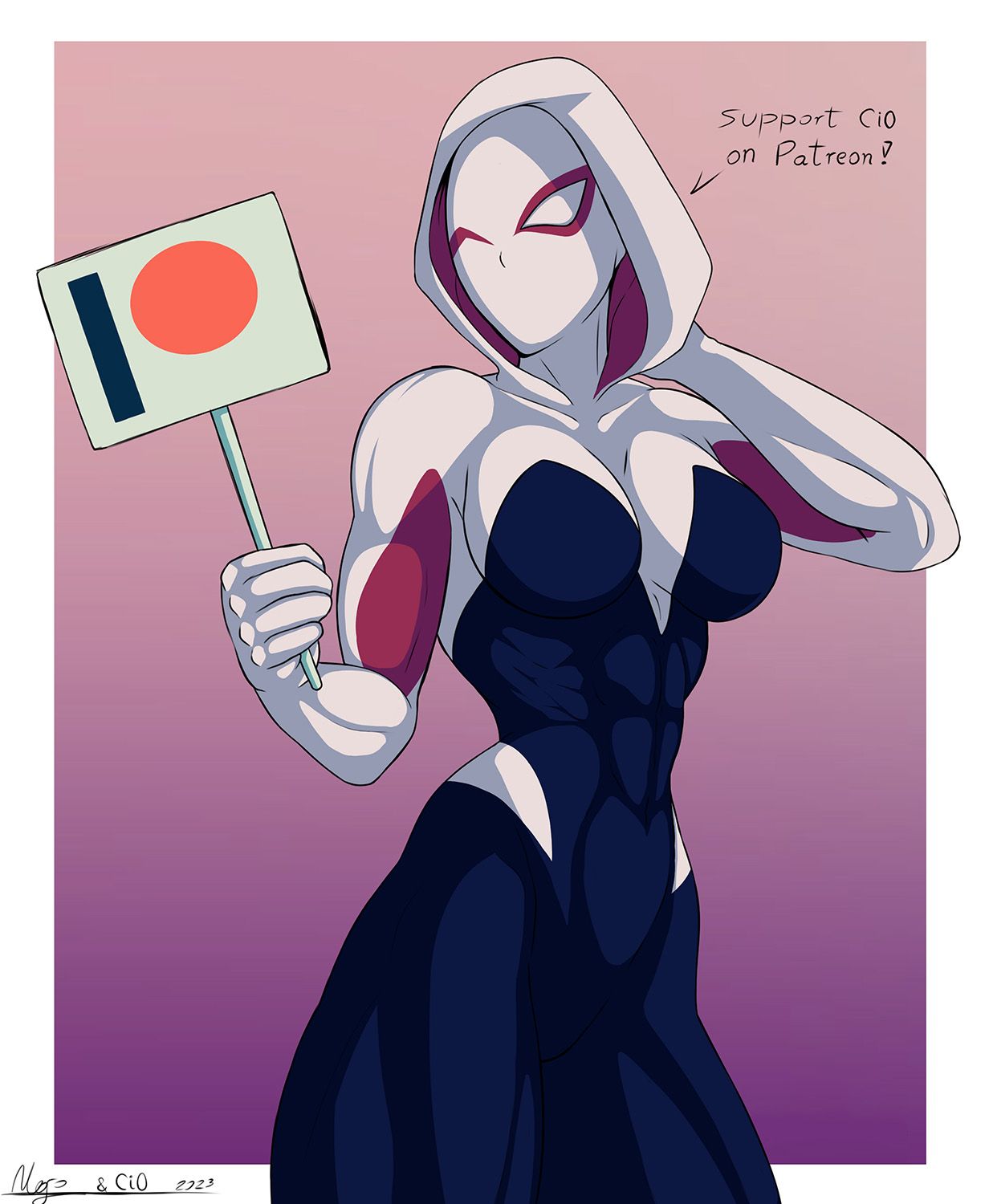 Spider-Gwen Muscular Female