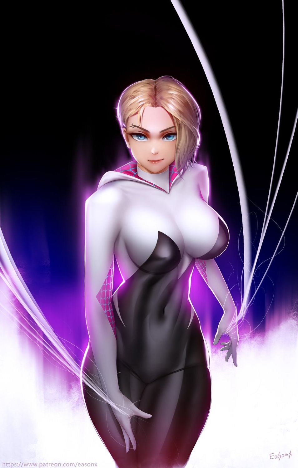 Gwen Stacy and Spider-Gwen Big Breast Solo Solo Female Nipples