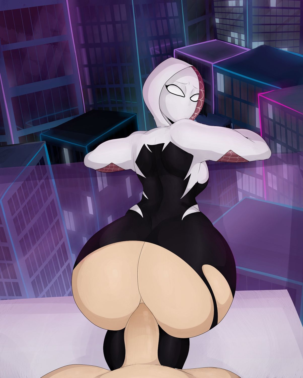 Spider-Gwen Anal Sex