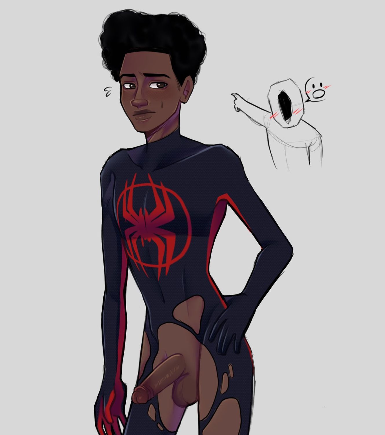 Miles Morales and Spider-Man Gay