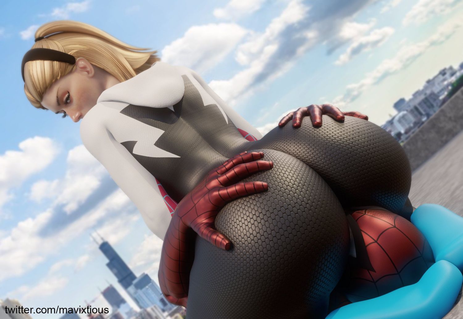 Peter Parker and Spider-Man Huge Ass