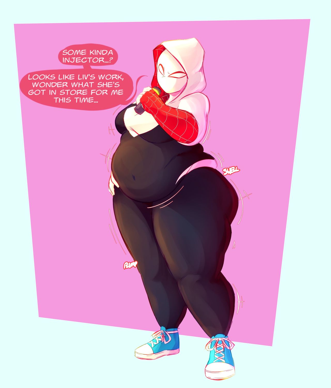 Spider-Gwen and Gwen Stacy Chubby Fat Solo