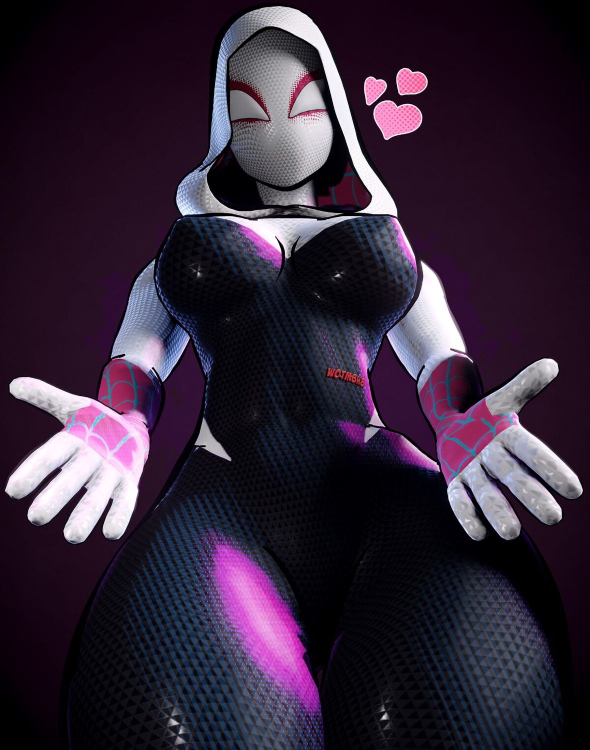 Spider-Gwen and Gwen Stacy Female Only Solo Big Breast Giantess < Your  Cartoon Porn